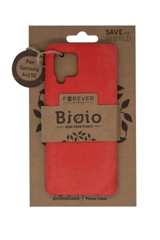 Forever Zadný kryt Bioio pre Samsung A42 5G červený GSM103916